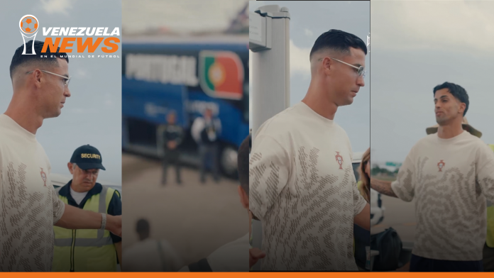 ¡Ni Cristiano Ronaldo se salva! Fue sometido a controles de seguridad a su llegada a Houston para el debut de Portugal en el Mundial Cristiano Ronaldo Mundial controles