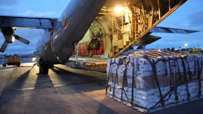 Colombia vuelo ayuda humanitaria