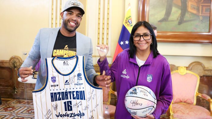 Presidenta (E) Delcy Rodríguez aprobó solicitud de extensión de la Superliga Profesional de Baloncesto de 3 a 6 meses Delcy Rodríguez Super Liga Profesional Baloncesto