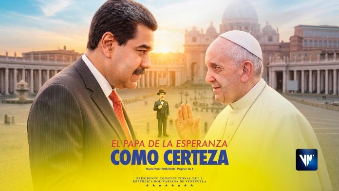 Presidente Nicolás Maduro rememora su primer encuentro con el papa Francisco: "La esperanza cristiana es invencible" Mensaje Nicolás Maduro papa Francisco