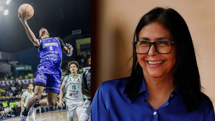 Delcy Rodríguez felicita a Marinos de Anzoátegui por su 12° título consagrandolo como "el Acorazado Oriental" Delcy Rodríguez Marinos de Anzoátegui