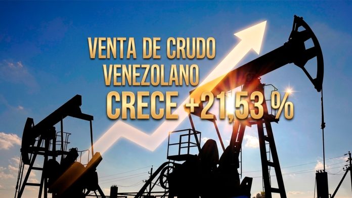 Venta de crudo venezolano crece 21,53% Venta crudo Venezuela