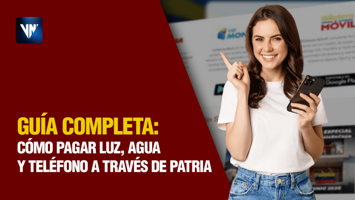 pagar agua CANTV Patria