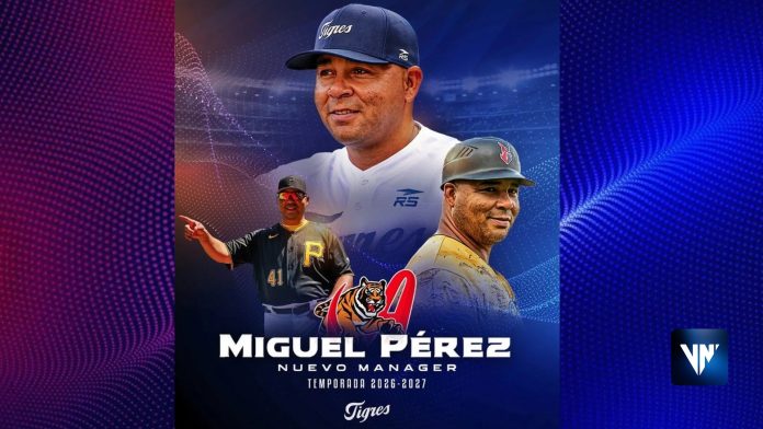 Miguel Pérez es el nuevo mánager de Aragua Tigres de Aragua estratega