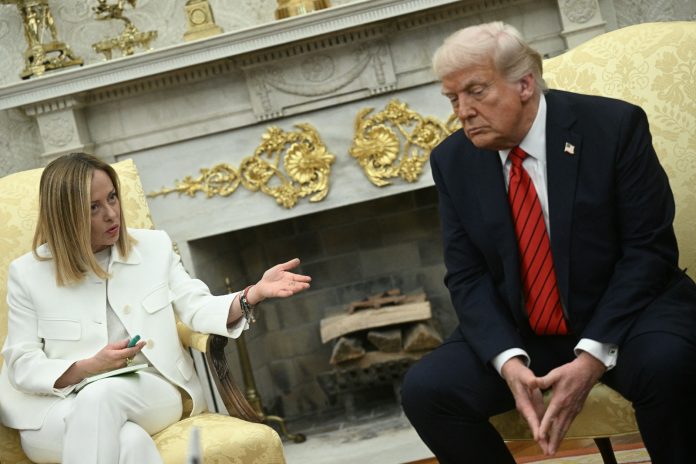 Giorgia Meloni Donald Trump