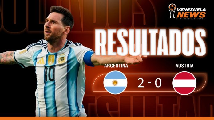 Messi volvió a brillar: Argentina derrotó 2-0 a Austria