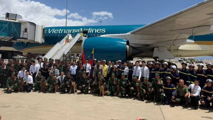 delcy rodríguez vietnam sismo