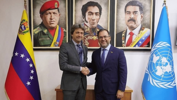 Yván Gil encuentro coordinador ONU
