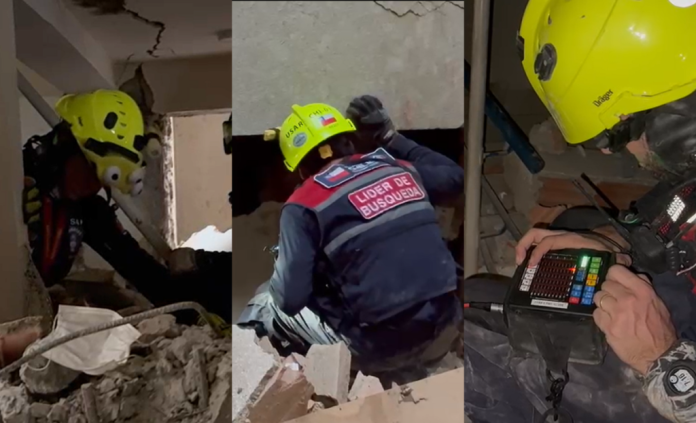 bombero chileno La Guaira