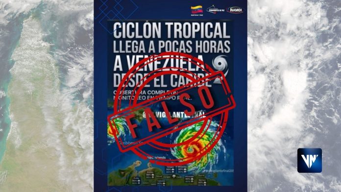 Inameh califica de fake news “alerta máxima y vaguada en altura” en varias regiones de Venezuela Inameh fake news vaguada