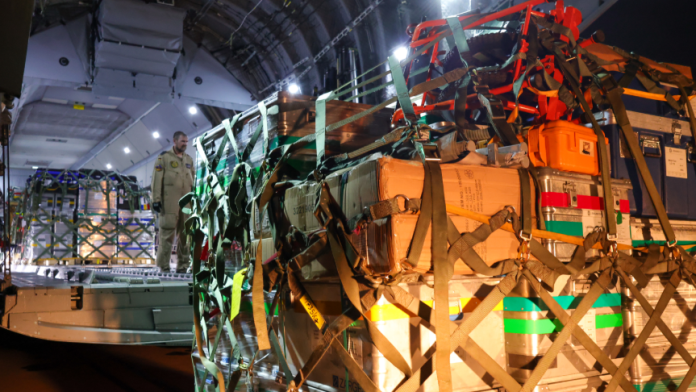 Más de 2.000 toneladas de ayuda humanitaria internacional llegaron al país
